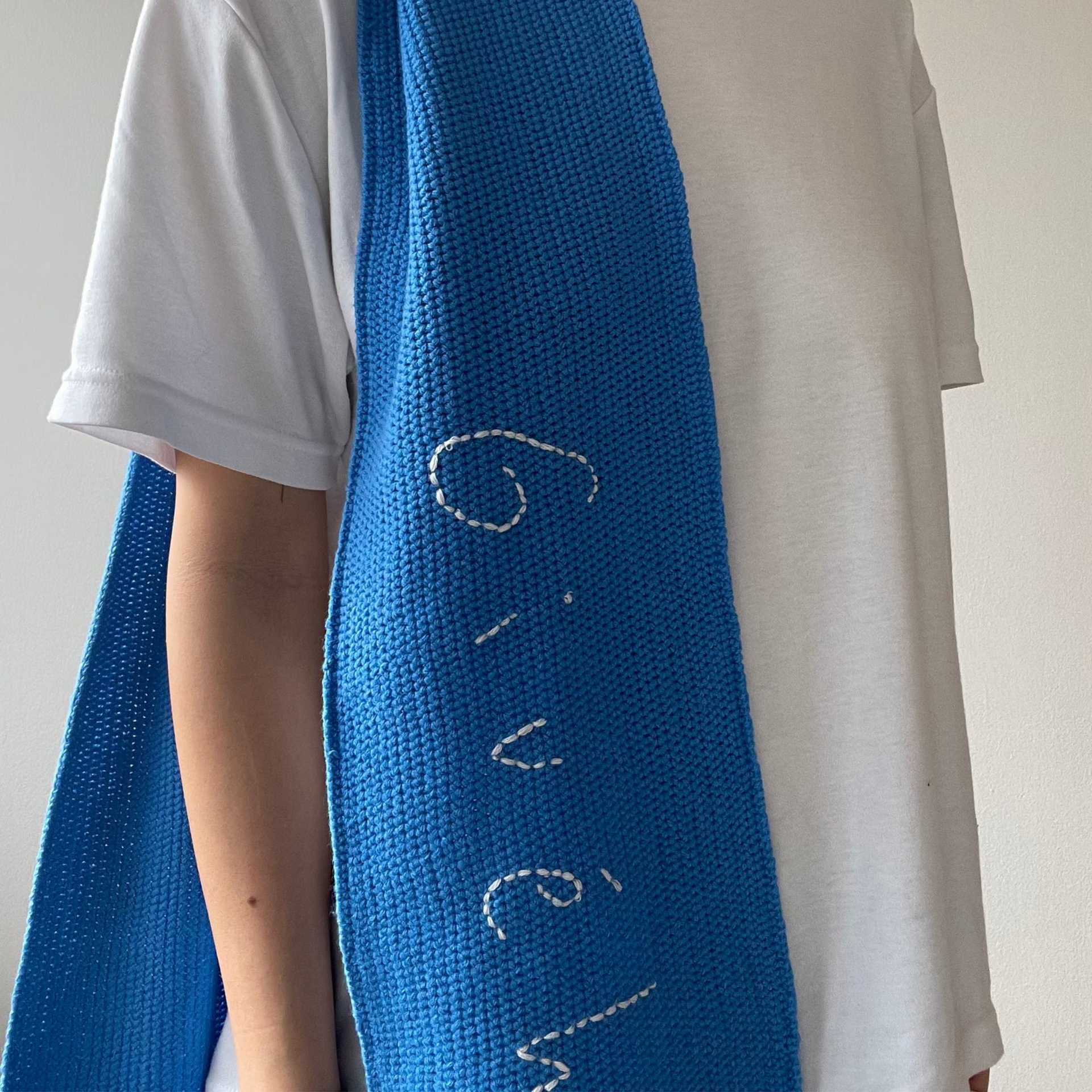 Blue Scarf - Limited Edition Holiday 24 Scarf Collection – Givéh